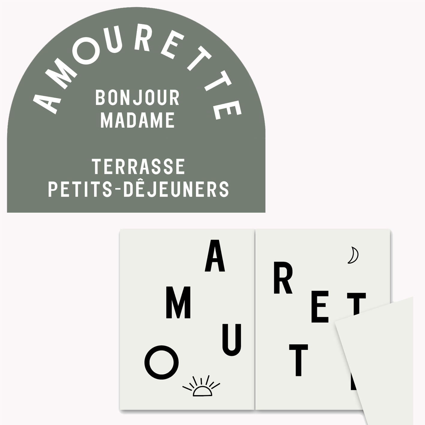 Identité Bistrot Amourette Paris Passy